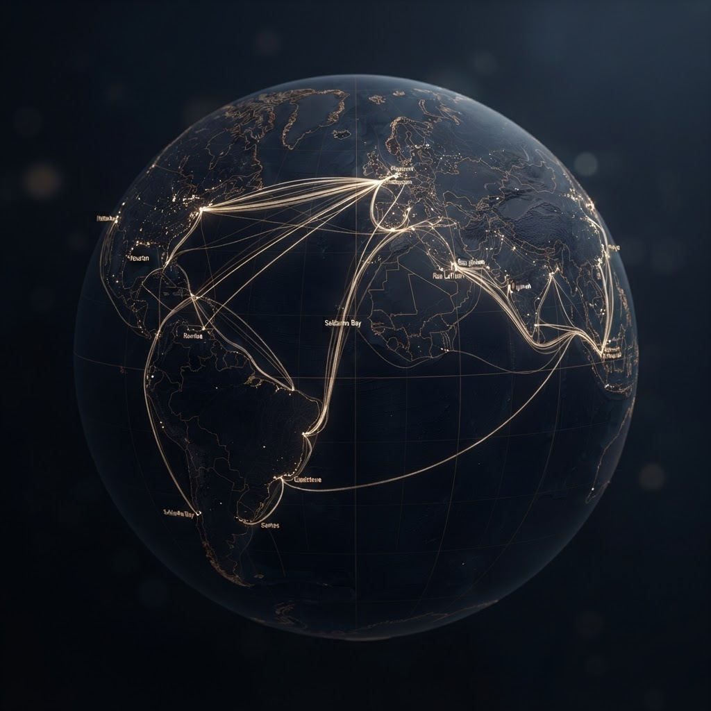 Industrial energy corridor connecting port and storage infrastructure